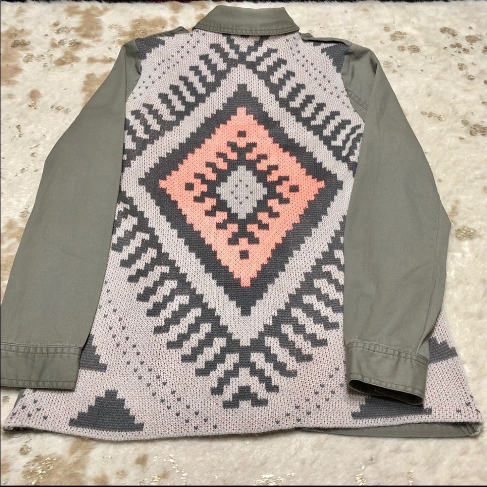 Blu Pepper | NWOT Anthro Utility Army Jacket